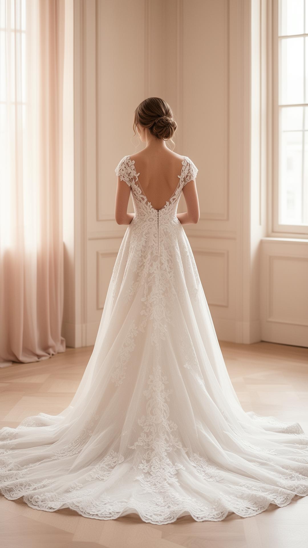 Braut in elegantem Brautkleid bei Rüya Bridal Duisburg